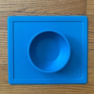 Blue ezpz happy bowl